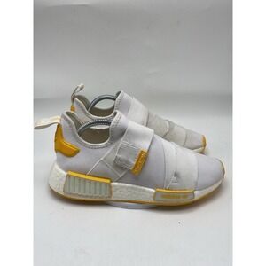 adidas Shoes Women Size 9 NMD_R1 Strap White Gold Athletic Slip On 4158